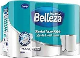 BELLEZA STANDART TUVALET KAĞIDI 12 Lİ ÇİFT KATLI